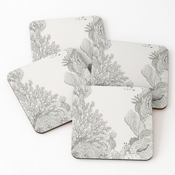 Item preview, Coral Reef fineline designed and sold by pigmentandgrain.