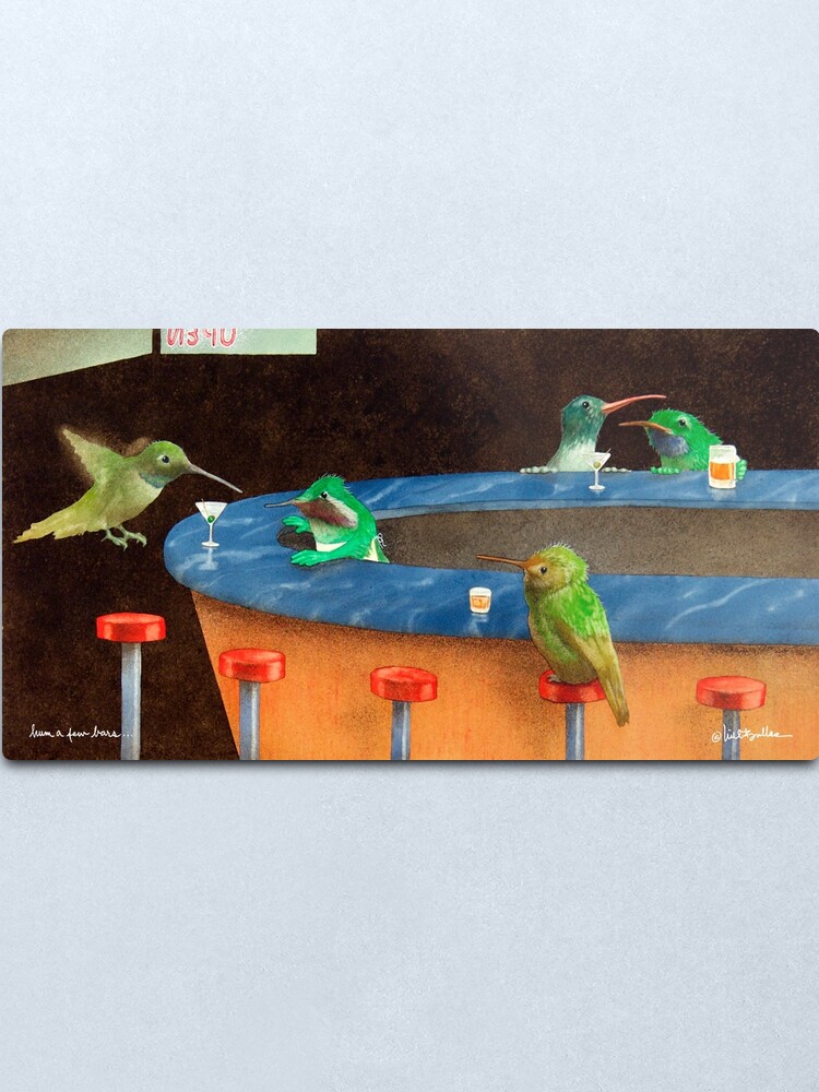 Alternate view of Will Bullas card / hum a few bars... Metal Print