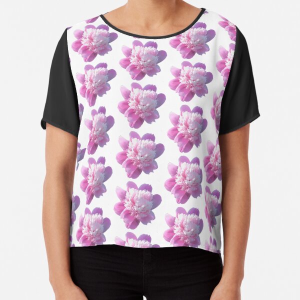 Just a pink bloom Chiffon Top