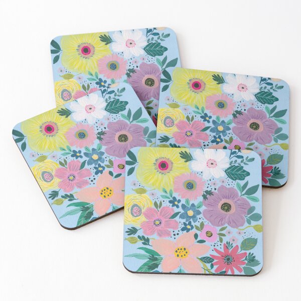 Artikelvorschau, Gouache Florals entworfen und verkauft von pigmentandgrain.