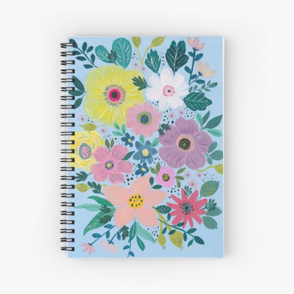 Aperçu de l'œuvre Gouache Florals créée et vendue par pigmentandgrain.