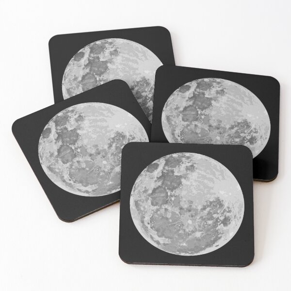 Artikelvorschau, Cartoon Full Moon Illustration entworfen und verkauft von SarahSison.