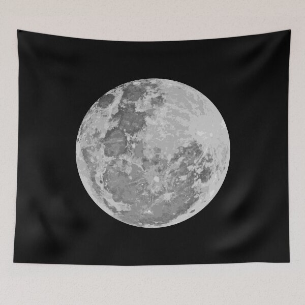 Artikelvorschau, Cartoon Full Moon Illustration entworfen und verkauft von SarahSison.