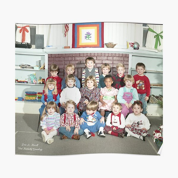 PHOTO 4_1988 SPEEDWELL MONTESSORI, PADUCAH, KY Poster