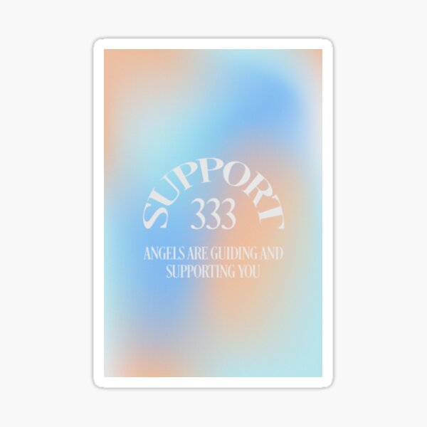 333 • Support Sticker