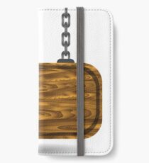 wooden sign iPhone Wallet/Case/Skin