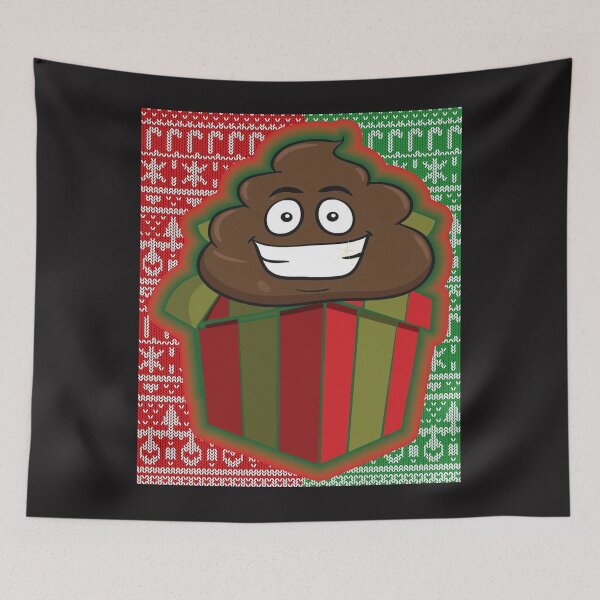 Item preview, Poop Emoji Christmas  Present - Poo Meme designed and sold by merchhost.