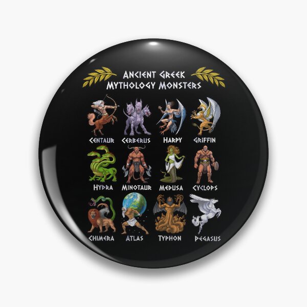 Item preview, Ancient Greek Mythology Monsters designed and sold by underheaven.