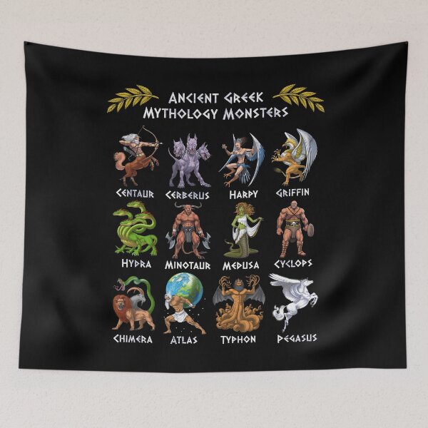 Item preview, Ancient Greek Mythology Monsters designed and sold by underheaven.