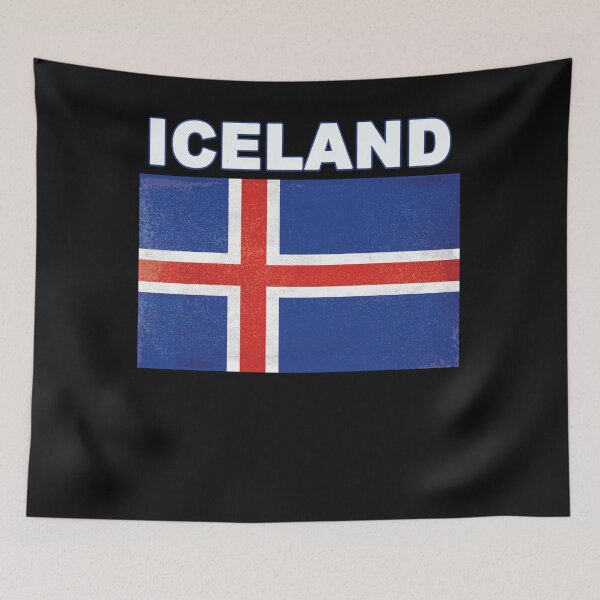 Item preview, HD Distressed Iceland Flag Design designed and sold by merchhost.