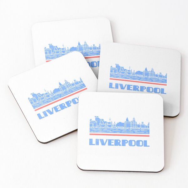 Item preview, Liverpool City Gift England City Silhouette Skyline Great Britain designed and sold by OwenGarner1.