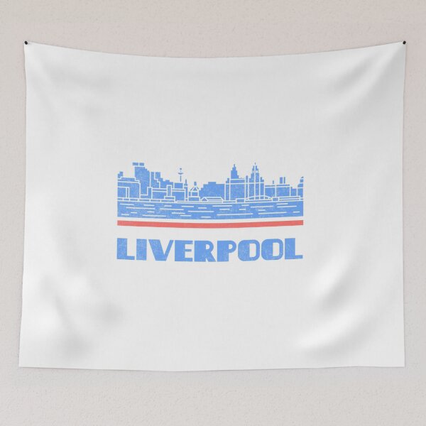 Item preview, Liverpool City Gift England City Silhouette Skyline Great Britain designed and sold by OwenGarner1.