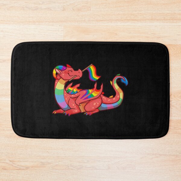 Item preview, Gay Pride Flag Dragon (1st Edition) designed and sold by Glenclo1.