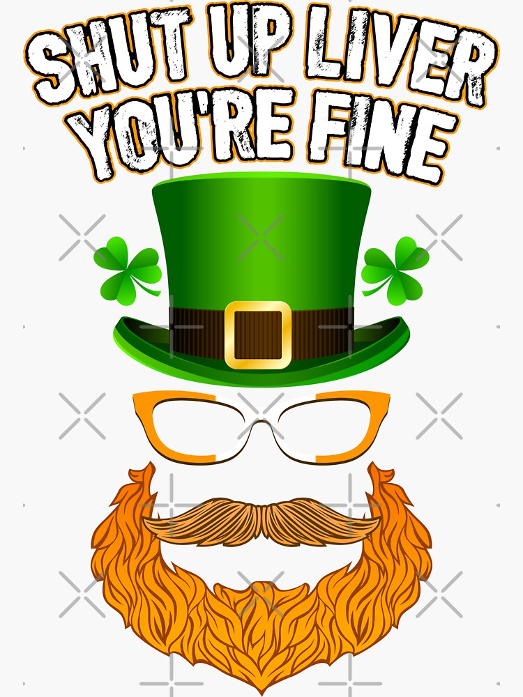 Happy St Patricks Day Funny Shamrock With Cute Leprechaun  Poster for  Sale by BorysSereda