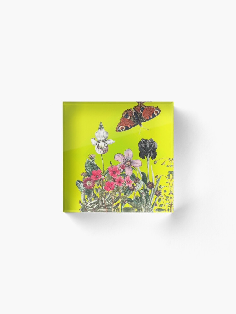 Alternate view of Be still and wonder Acrylic Block