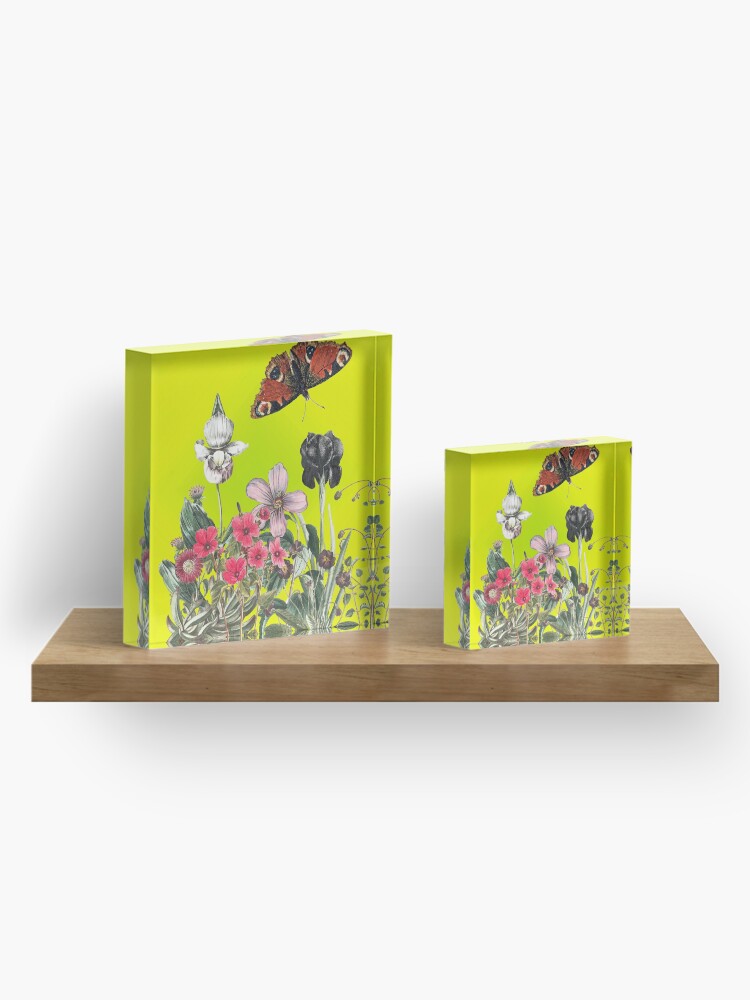 Alternate view of Be still and wonder Acrylic Block