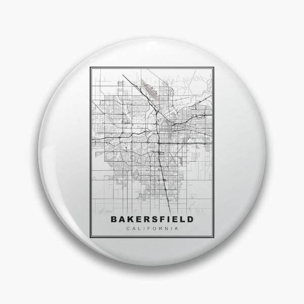 Artikelvorschau, Bakersfield Karte entworfen und verkauft von Tamas Das.