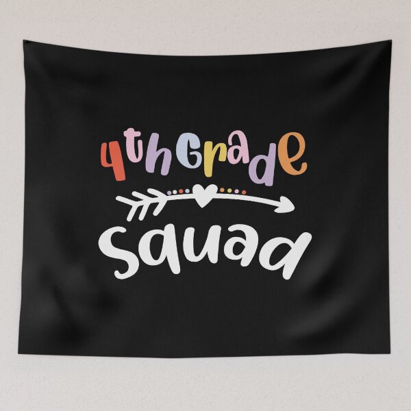 Item preview, 4th Grade Squad Team Back To School Teacher Student designed and sold by MoohAs.