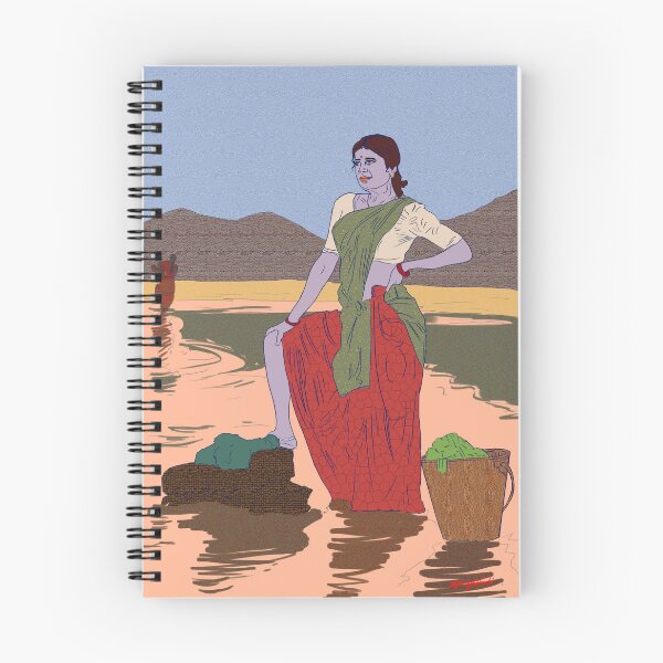 Item preview, washing lady designed and sold by Ajiit Gonndhali.
