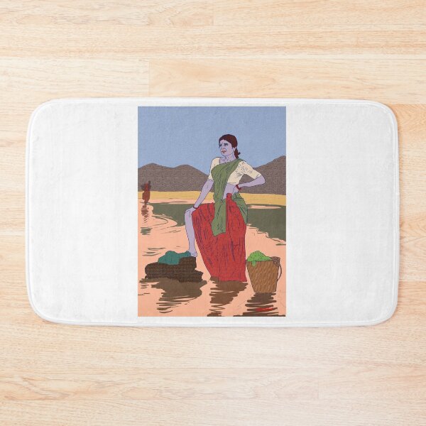 Item preview, washing lady designed and sold by Ajiit Gonndhali.