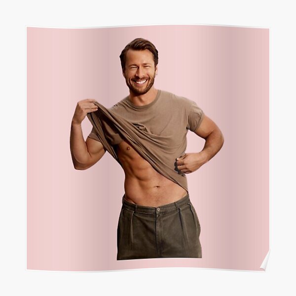 &ldquo;Glen Powell Smile&rdquo; Poster for Sale by inspiredtiger | Redbubble