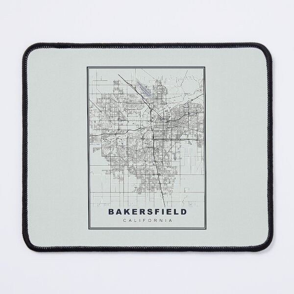 Item preview, Pastel Green Minimalist  Bakersfield Map designed and sold by Tamas Das.