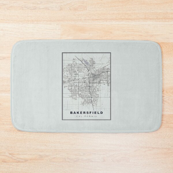 Item preview, Pastel Green Minimalist  Bakersfield Map designed and sold by Tamas Das.