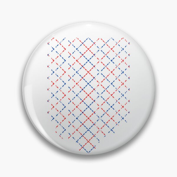 Item preview, Red White and Blue Criss Cross Geometric Pattern designed and sold by sandhyabhagath.