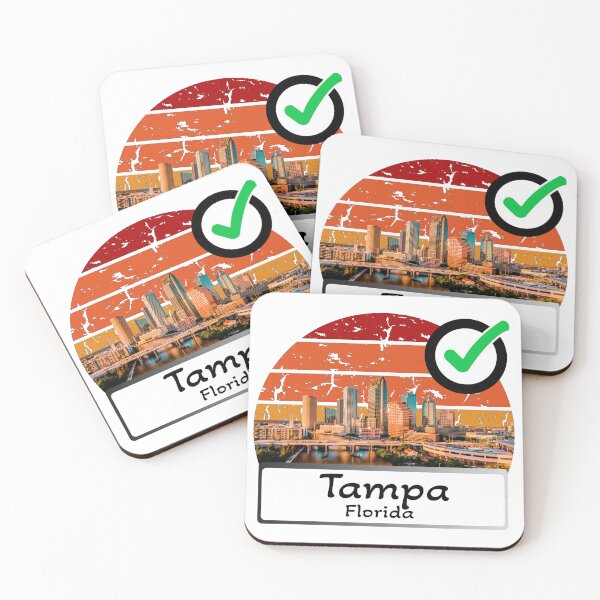 Item preview, tampa florida - usa Skyline  designed and sold by WhereIsTravis.