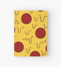 Pepperoni Pizza Hardcover Journal