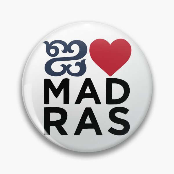 Item preview, I love Madras Chennai Tamil Language Quote designed and sold by alltheprints.