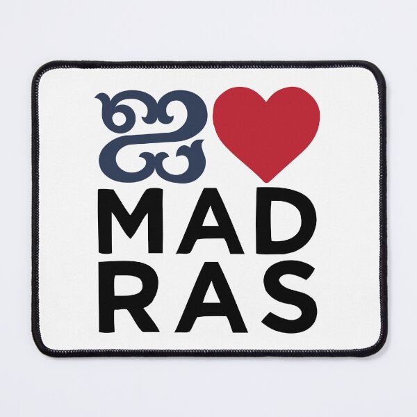 Item preview, I love Madras Chennai Tamil Language Quote designed and sold by alltheprints.