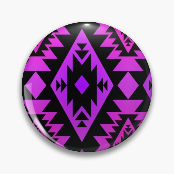 Artikelvorschau, Pink / Purple Gradient Native Print Geo entworfen und verkauft von JMWCD.