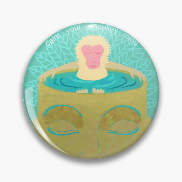 Item preview, Calm your monkey mind designed and sold by ludmilart.