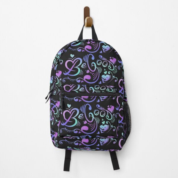Item preview, Be A Good Human Hand drawn thoughtful quote with hearts & swirls designed and sold by MunsyArt.
