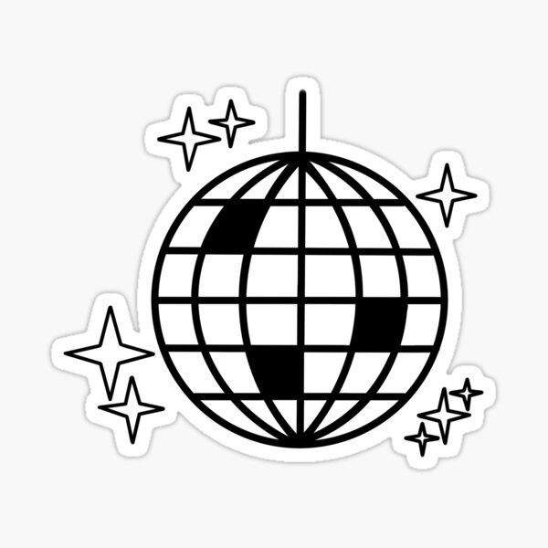 Disco Ball Sticker — Gypseasol Crafting Co.