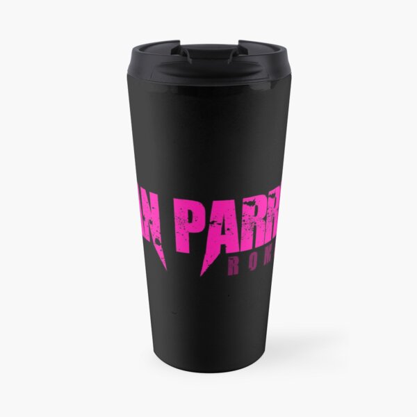 Roan Parrish Romance pink/black Travel Mug