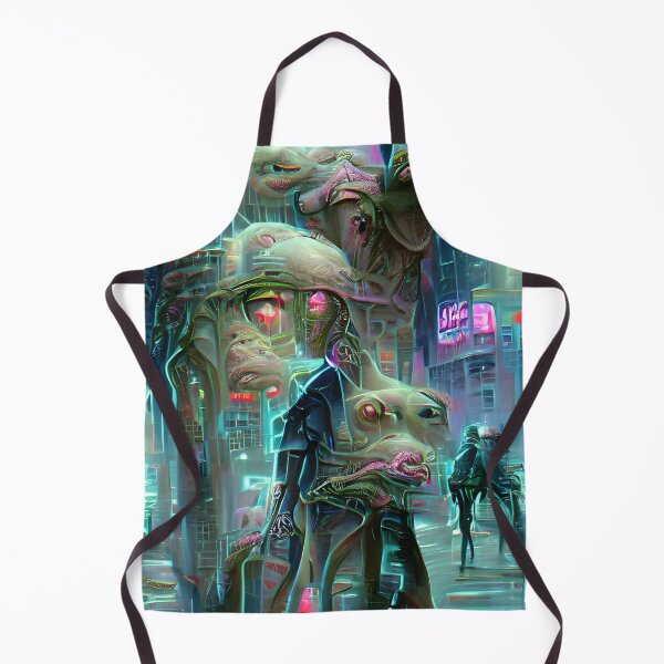 Item preview, Trenchcoat wearing cyborgs and their fleshy monster pets... designed and sold by Akitsu.