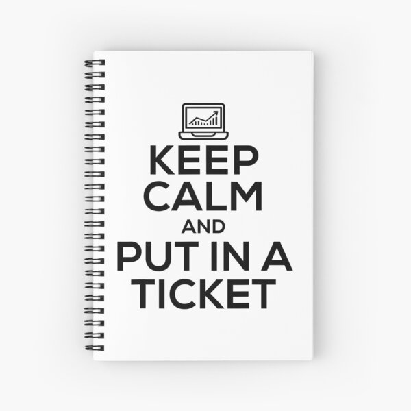 Item preview, Keep Calm And Put In A Ticket Funny Tech Support designed and sold by ujgbnx.