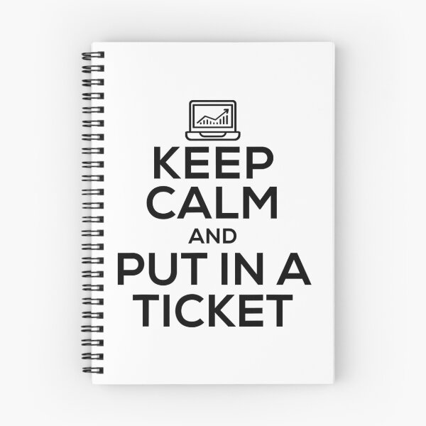 Item preview, Keep Calm And Put In A Ticket Funny Tech Support designed and sold by ujgbnx.