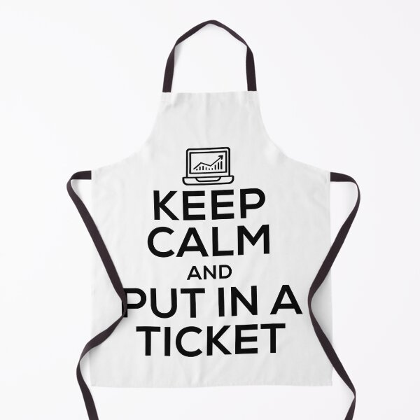 Item preview, Keep Calm And Put In A Ticket Funny Tech Support designed and sold by ujgbnx.