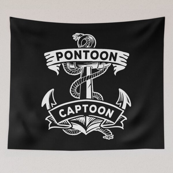 Item preview, Anchor fashion for men - Pontoon Boat Anchor Captain Captoon designed and sold by dickvusqr.