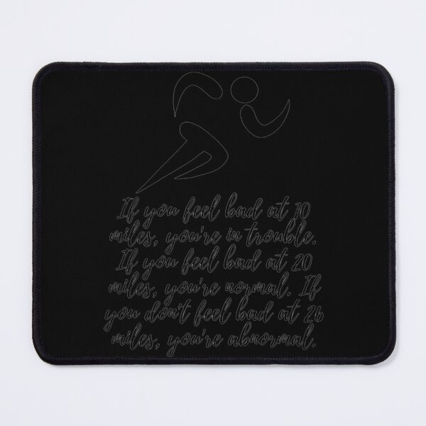Item preview, Running Quote You're Abnormal Black Sticker designed and sold by gloria1os.
