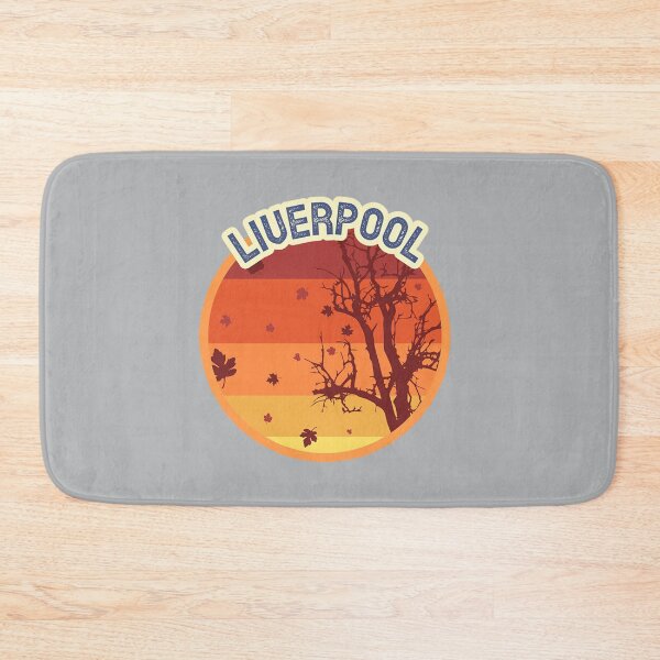 Item preview, Liverpool England Leaves Falling Autumn and Fall Amber Autumn, Best gift for September October and November, leaf falling designed and sold by OwenGarner1.