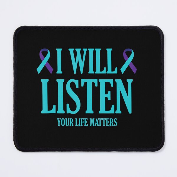Item preview, I Will Listen Your Life Matters Suicide Prevention designed and sold by dickvusqr.