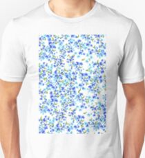 Blue Flower Garden Unisex T-Shirt