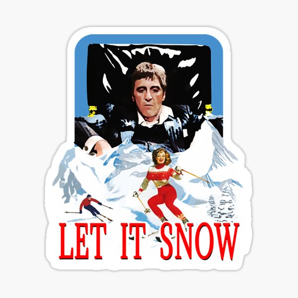 Let it Snow Sticker for Sale by SophieMcMartin