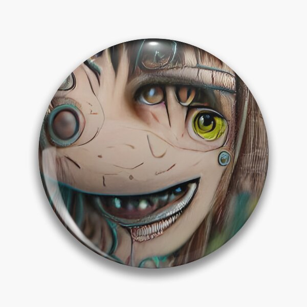 Item preview, Strange smiling girl with insanity in her eyes designed and sold by Akitsu.