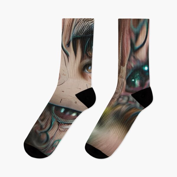 Item preview, Strange smiling girl with insanity in her eyes designed and sold by Akitsu.
