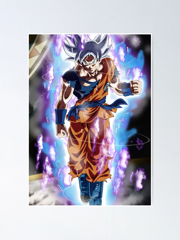 Dragon Ball Poster Goku Ultra Instinct Incomplete walk 12inx18in Free  Shipping